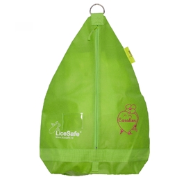 LICESAFE - groen met borduring | Hoofdluis bescherming